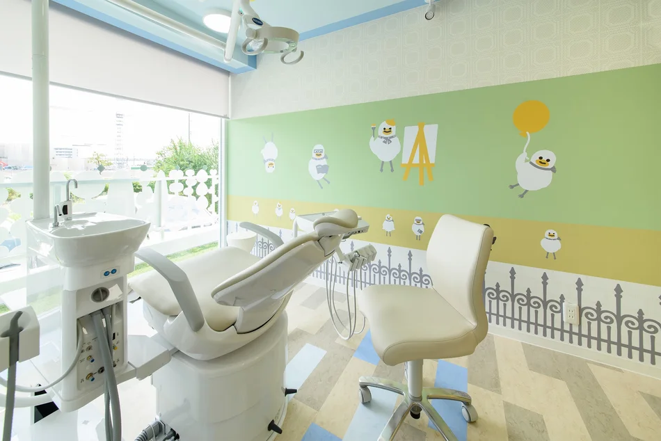 かわいい外観の小児歯科