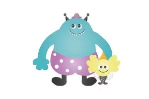 岡崎ならい歯科のカラフルでかわいいキャラクター