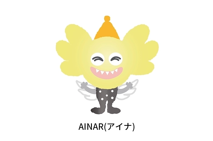 岡崎ならい歯科のカラフルでかわいいキャラクター