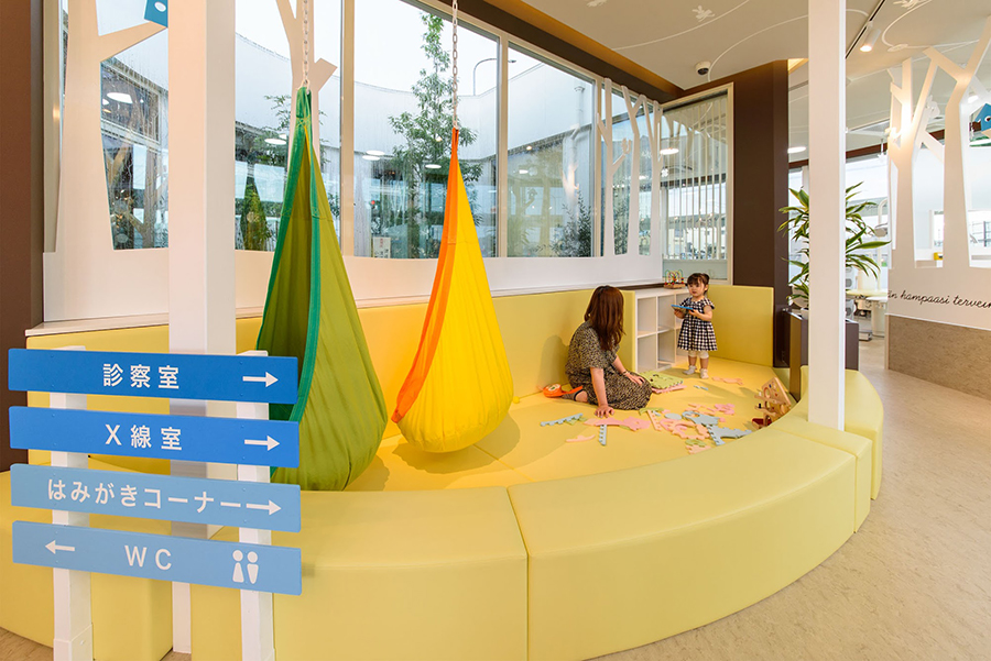 かわいい外観の小児歯科